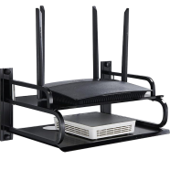 Multi-Layer Metal Router Stand – Cable Organizer and Storage Box for Home And Office image