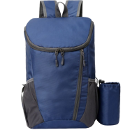Multi Pocket Travel Backpack With Detachable Bottle Holder Navy Blue icon