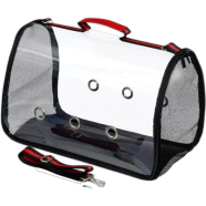 Multi Ventilation Super Premium Pet Cat Puppy Carrier Box with Top Steel Cage (Air Transport Box, Travel, Hospital, Disaster Prevention) - (30 x 49 x 32 cm) image