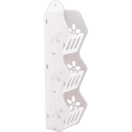 Multifunctional Bathroom Shelf – Wall Mounted Storage Rack for Toiletries image