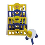 Multifunctional Indoor Bookshelf for Kids (Bookshelf Back Toyshelf Table Top Chair) image