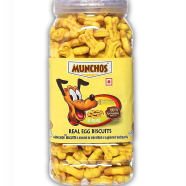 Munchos Dog Biscuits Real Egg Flavor 500 gm Jar image
