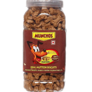 Munchos Dog Biscuits Real Mutton Flavor 500 gm Jar image