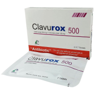 Clavurox 500 mg Tablet 7's Strip image