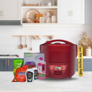 MyOne MYRCR60 Rice Cooker - 2.8 Ltr - Red image