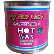 My Fair Lady Saffron Hot/ Cold Wax Easy To Use 200ml Body Hair Removal with 80 pcs WAX Paper image