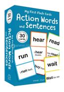 My First Flash Cards Action Words and Sentences - 30 cards