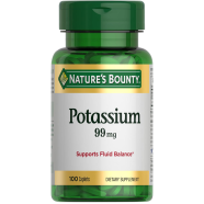 NATURE'S BOUNTY Potassium 99 mg Supports Fluid Balance and Muscle Activity 100 Vegetarian image