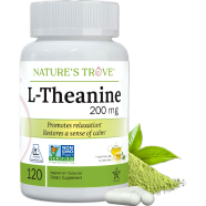 NATURE'S TROVE L-Theanine 200 mg-120 Vegetarian Capsules image