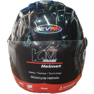 NEVPRO Motorcycle Half Face Helmet With Glass-Black image