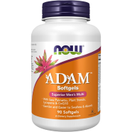 NOW ADAM™ Men's Multivitamin with Saw Palmetto Plant Sterols Lycopene and CoQ10 90 Softgels image