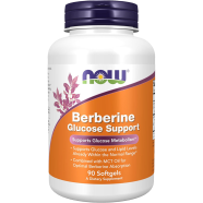 NOW Berberine Glucose Support Combined with MCT Oil for Optimal Berberine Absorption 90 Softgels-526893788 image