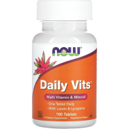 NOW Daily Vits Multivitamin and Mineral Supplement 100 Tablets image