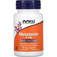 NOW Food Melatonin 3 mg 60 Capsules -523339010 image