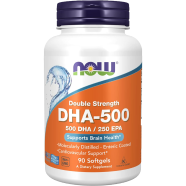 NOW Foods DHA-500 Double Strength 90 Softgels image