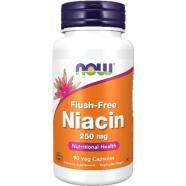 NOW Foods Flush-Free Niacin (Vitamin B3) 250 mg 90 Capsules(USA) image