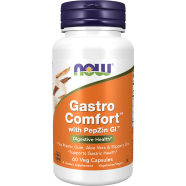 NOW Foods Gastro Comfort With PepZin GI 60 Veg Capsules image