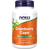 NOW Foods Supplements Cranberry Caps with Added Vitamin C 100 Veg Capsules image
