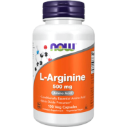 NOW L-Arginine 500 mg 100 Capsules(USA) image