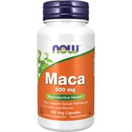 NOW Maca 500 mg 100 veg Capsules image
