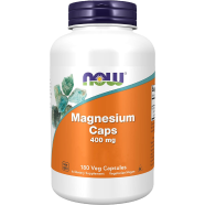NOW Magnesium Caps 400 mg 180 Veg Capsules -524382035 image
