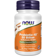 NOW Probiotic-10 50 Billion 50 Vag Capsules image