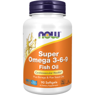 NOW Super Omega 3-6-9 - 120mg 90 Softgels image