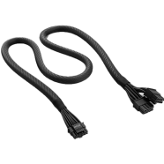 NZXT 12VHPWR 16-Pin to Dual 8-Pin PCIe 5.0 PSU Adapter Cable image