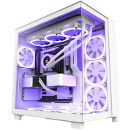 NZXT CM-H91FW-01 H9 Flow Edition ATX Mid Tower Casing - White image