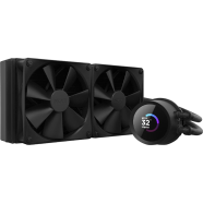 NZXT Kraken 240 – 240mm AiO Liquid Cooler W/ 1.54In Display and Radiator Fans (Black) image