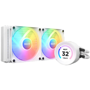 NZXT Kraken Elite 240 RGB CPU Liquid Cooler with LCD Display - White image