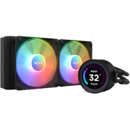 NZXT Kraken Elite 240 RGB CPU Liquid Cooler With LCD Display - Black image