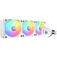 NZXT Kraken Elite 360 RGB CPU Liquid Cooler with LCD Display - White image