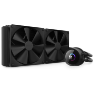 NZX Kraken 280 - 280mm AIO liquid cooler w/ 1.54in. Display and Radiator Fans (Black) image