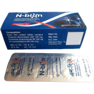 N Bion 100 mg Plus 200 mg Plus 200 mcg Tablet 10's Strip image