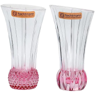 Nachtmann Crystal Spring Flower Vase 2 pcs set Pink image