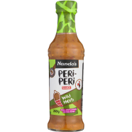 Nandos Wild Herb Peri-Peri Sauce Glass Bottle 250 gm image