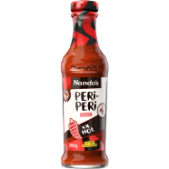 Nandos XX Hot Peri Peri Sauce Glass Bottle 250 gm image
