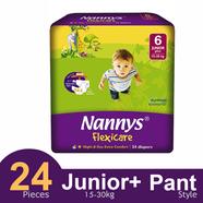 Nannys Flaxicare Pant System Diaper Junior Plus (15-30 kg) (24 Pcs) image