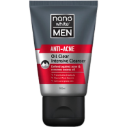 Nano White Men Anti Acne Oil Clear Intensive Cleanser 100ml image