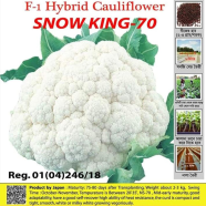 Naomi Seed Cauliflower Snow-King - 1 gm icon