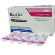 Napa 500 mg Suppository 5 Pcs image