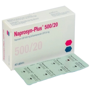 Naprosyn Plus 500 mg Plus 20 8's Strip Tablets icon