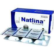 Natlina 500 mg Capsule 6's Strip image