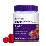 Natrol Melatonin 5mg Sleep Aid Gummies – Strawberry – 90ct image