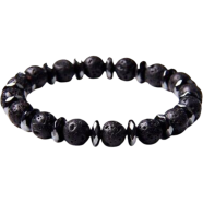 Natural Black Volcanic Lava Stone Bracelets image
