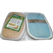 Natural Loofah Body Brush Bath Sponge - 1 Pcs image