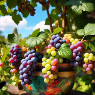 Natural Multicolour Grape Seeds - 15 Pcs Dwarf image