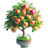 Natural Potted Bonsai Apple 15 Pcs Seeds image