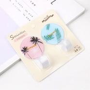 Natural Scenery Design Wall Sticky Hook - 2pcs Set image